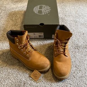 Timberland Premium 6in Waterproof Boot (Wheat Nubuck)